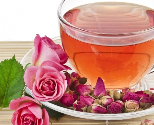 چای گل محمدی